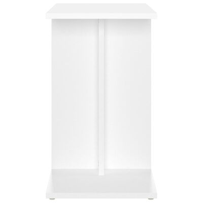 vidaXL Sivupöytä valkoinen 50x30x50 cm lastulevy