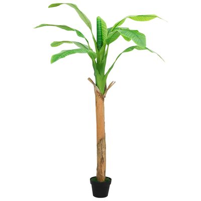 vidaXL Tekokasvi ruukulla banaanipuu 180 cm vihreä