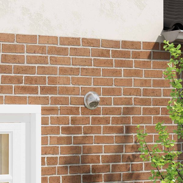 vidaXL Ilmanvaihtosuojaimet 2 pcs Hopea 80 mm Ruostumaton ter&auml;s