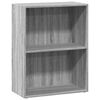 vidaXL Kirjahylly harmaa Sonoma 60x30x77 cm tekninen puu