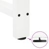 vidaXL Baarip&ouml;yd&auml;n jalat, valkoinen, 2 kpl, 60 x (110-111) cm, ter&auml;s