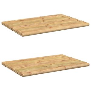 vidaXL Kylpymatot 2 kpl 50x35 cm bambu