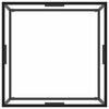 vidaXL Sohvap&ouml;yt&auml; musta karkaistu lasi 80x80x35 cm