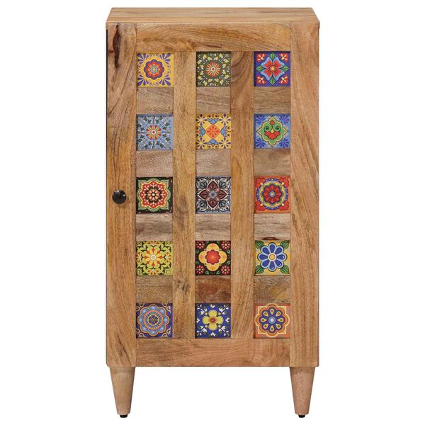 vidaXL Sivup&ouml;yt&auml; Luonnollinen 40 x 33,5 x 75 cm Kiinte&auml; mango puu