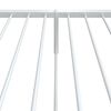 vidaXL Metallinen s&auml;ngynrunko p&auml;&auml;dyill&auml; valkoinen 80x200 cm