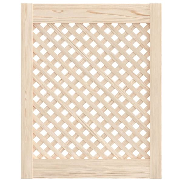 vidaXL Kaapin ovet ristikkomuotoilu 2 kpl 49,5x61,5 cm t&auml;ysi m&auml;nty
