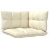 vidaXL 3-osainen Puutarhasohvasarja tyynyill&auml; kerma t&auml;ysi m&auml;nty