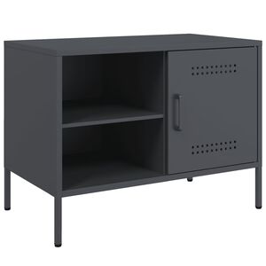 vidaXL TV-taso antrasiitti 68x39x50,5 cm ter&auml;s