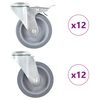 vidaXL Rullapy&ouml;r&auml;t pultinrei&acute;ill&auml; 24 kpl 100 mm