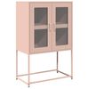 vidaXL Highboard Pinkki 68x39x107 cm Teräs