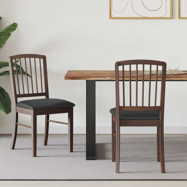 vidaXL Ruokatuolit 2 pcs Vaaleanruskea 50 x 52,5 x 91 cm