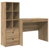 vidaXL P&ouml;yt&auml; laatikon kanssa 2 pcs Artisan tammi