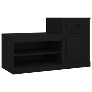 vidaXL Kenk&auml;kaappi musta 100x42x60 cm tekninen puu