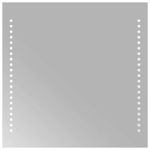 vidaXL Kylpyhuoneen LED-peili 40x40 cm