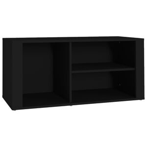 vidaXL Kenk&auml;kaappi musta 100x35x45 cm tekninen puu