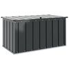 vidaXL Puutarhan s&auml;ilytyslaatikko Musta 101 x 56,5 x 50 cm Ter&auml;s
