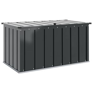 vidaXL Puutarhan s&auml;ilytyslaatikko Musta 101 x 56,5 x 50 cm Ter&auml;s