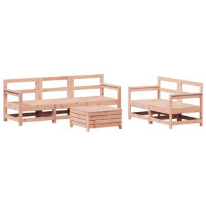 vidaXL 6-osainen Ulkosohvasarja t&auml;ysi douglaskuusi