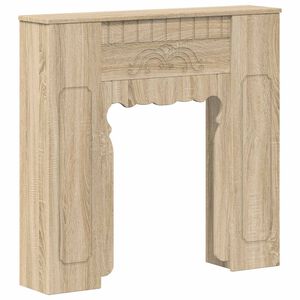 vidaXL Takan kehys Sonoma-tammi 93 x 20 x 89 cm Tekninen puu