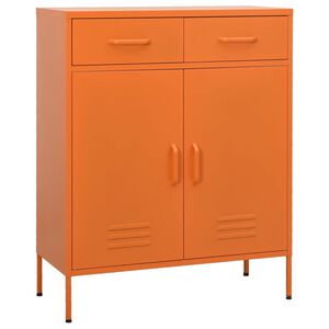 vidaXL Varastokaappi oranssi 80x35x101,5 cm ter&auml;s