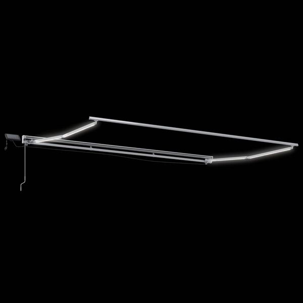 vidaXL Manuaalinen markiisin runko LED-valoilla 4 &times; 3 m