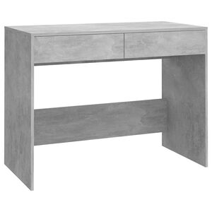 vidaXL Ty&ouml;p&ouml;yt&auml; betoninharmaa 101x50x76,5 cm tekninen puu