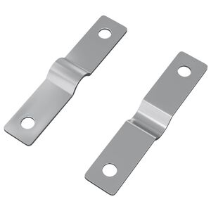 vidaXL Ly&ouml;ntilevy 2 kpl Hopea 50 x 10 x 1,2 mm Rauta