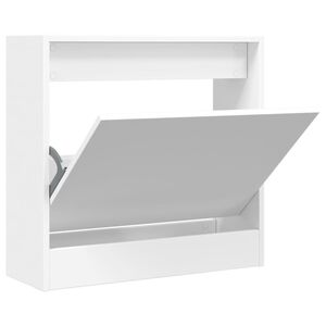 vidaXL Kenk&auml;kaappi valkoinen 60x21x57 cm tekninen puu