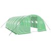 vidaXL Kasvihuone ter&auml;srungolla vihre&auml; 24 m&sup2; 6x4x2 m