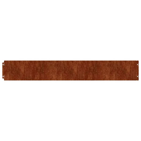 vidaXL Nurmikonreunukset 50 kpl 15x103 cm joustava Corten-ter&auml;s