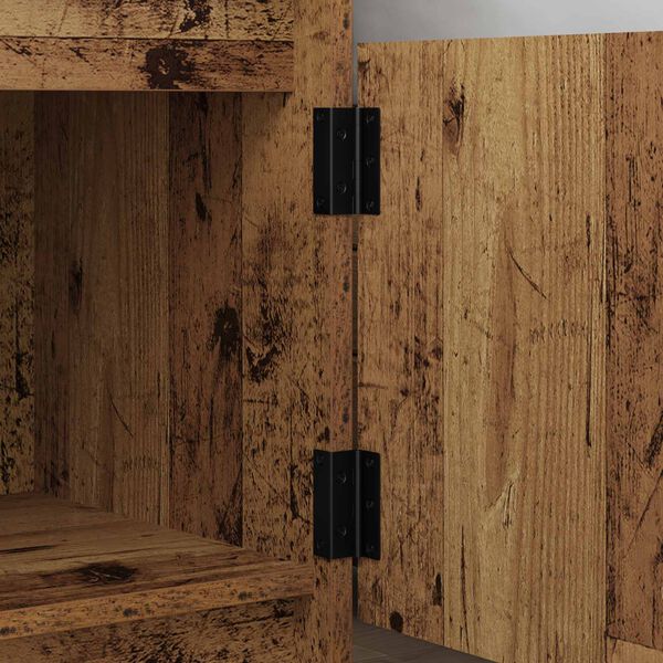 vidaXL Sarana 537 pcs Musta 38 x 17 x 60 mm Rauta