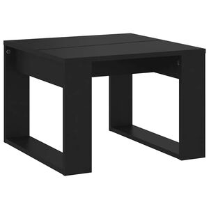 vidaXL Sivup&ouml;yt&auml; musta 50x50x35 cm tekninen puu
