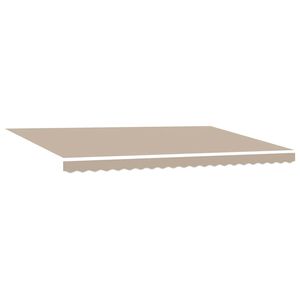 vidaXL Markiisin vaihtokangas Beige 480 x 295 cm Polyesteri