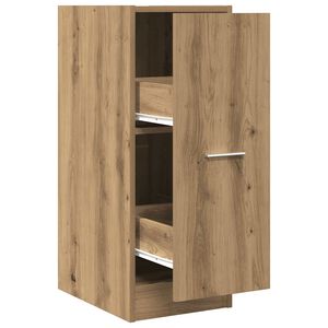 vidaXL Apteekkarinkaappi artesaani tammi 30x41x77,5 cm lastulevy