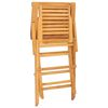 vidaXL Kokoontaitettavat tuolit 4 kpl 56x63x90 cm massiivipuu tiikki