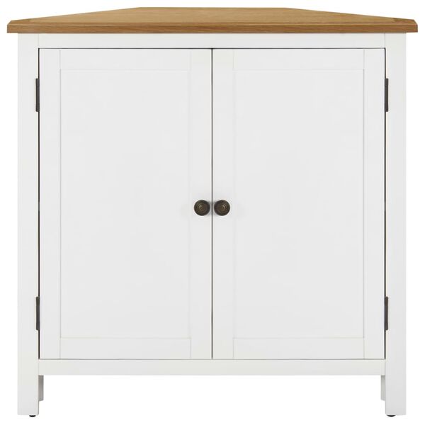 vidaXL Kulmakaappi 80x33,5x78 cm täystammi