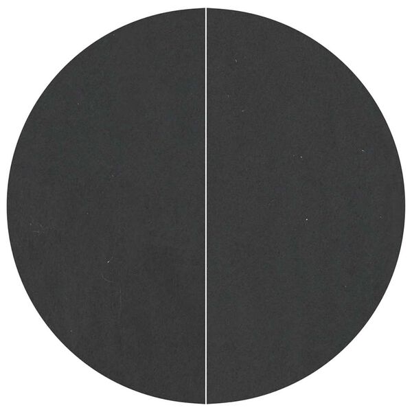 vidaXL Altaan pohjalevy Musta Ø 244 cm Polyesterigeotekstiili