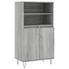 vidaXL Kaappi harmaa Sonoma 60x36x110 cm tekninen puu