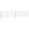 vidaXL L&auml;mp&ouml;patterin suojat 2 kpl valkoinen 172x19x81,5 cm MDF