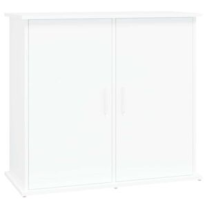 vidaXL Akvaarioteline valkoinen 81x36x73 cm tekninen puu