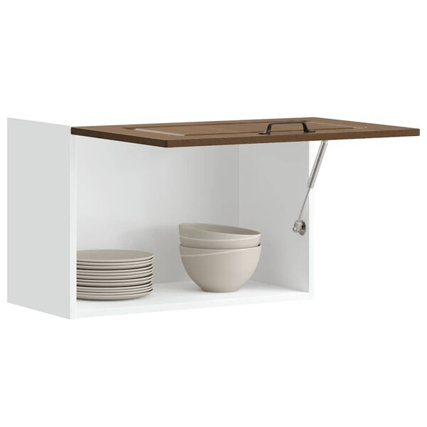 vidaXL Keitti&ouml;n sein&auml;kaappi Kalmar ruskea tammi suunniteltu puu