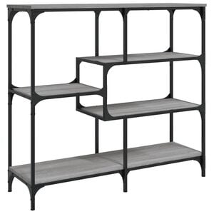 vidaXL Konsolip&ouml;yt&auml; harmaa Sonoma 103x32x95 cm tekninen puu
