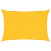 vidaXL Aurinkopurje 160 g/m&sup2; suorakaide keltainen 2x2,5 m HDPE