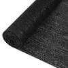 vidaXL N&auml;k&ouml;suoja musta 1x25 m HDPE 150 g/m&sup2;