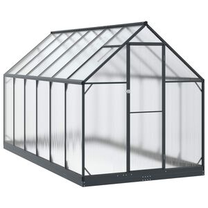 vidaXL Puutarhan Viherhuone 183,5 x 363,5 x 207 cm