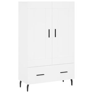 vidaXL Kaappi valkoinen 69,5x31x115 cm tekninen puu