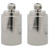 vidaXL Lampuntelineet 2 kpl Satin Nickel E27