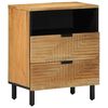 vidaXL Y&ouml;p&ouml;yt&auml;kaappi Ruskea 50x33x60 cm Massiivipuu Mango