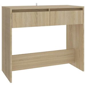 vidaXL Konsolip&ouml;yt&auml; Sonoma-tammi 89x41x76,5 cm tekninen puu