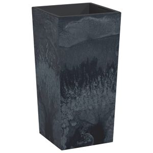 vidaXL Kukkalaatikko irrotettava sisus antras 11/26,5 l PP betonityyli